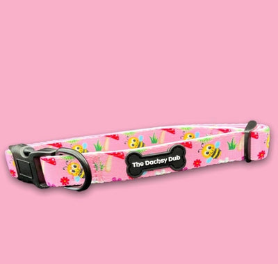 The one with the bees collar
