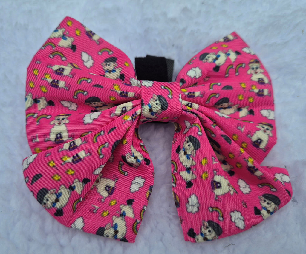 The one with the sheep sailor bow pink
