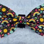 The one with the rainbows bow