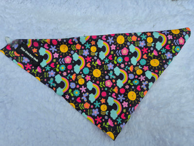 The one with the rainbows bandana